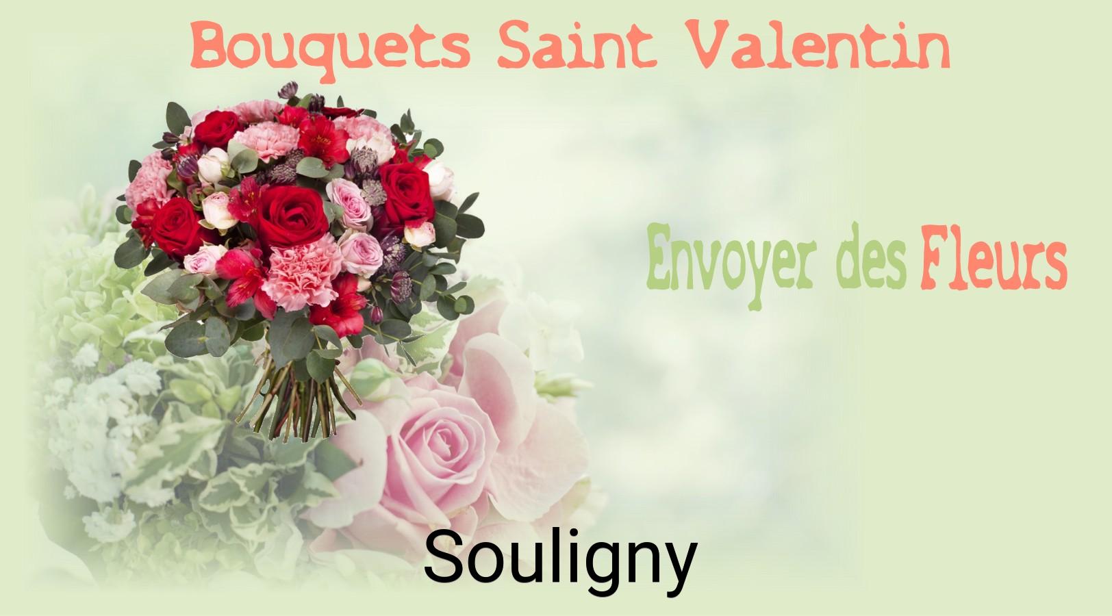 Roses de Saint-Valentin livrées à Souligny