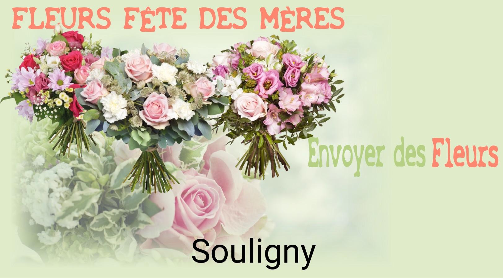 Bouquet de Fête des Mères livré à Souligny